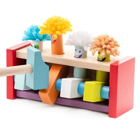 Cubika Hammerspielzeug Springende Clowns