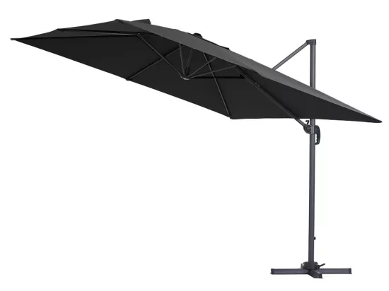 Parasol jardin déporté alu 