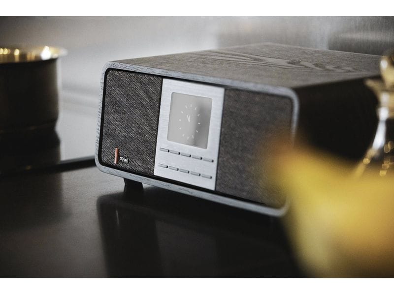 Pinell Micro-HiFi Anlage Supersound 501 Schwarz Kompakt-Audiosystem mit DAB , FM, Internetradio und Spotify Connect