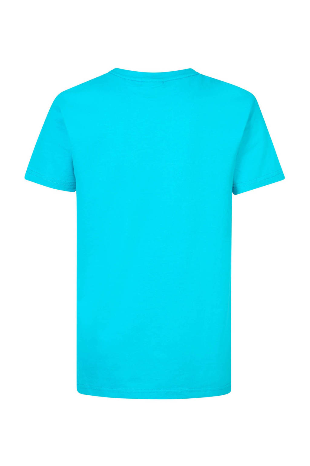 Petrol Industries T-shirt met logo fel blauw