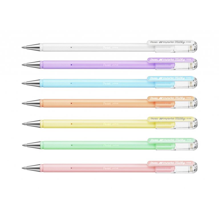 Pentel Gel-Tintenroller Hybrid Milky