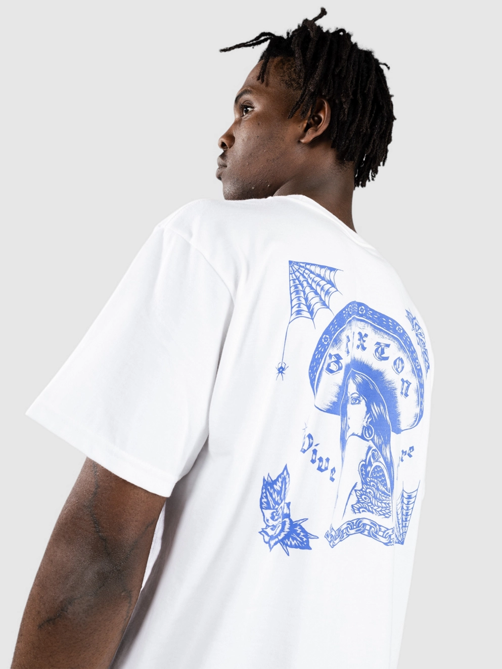 Brixton Vive Libre Standard T-Shirt white
