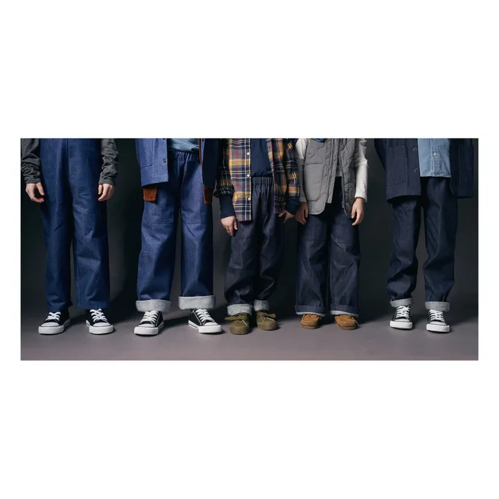 PDenim Pantalon en Denim Coton Bio | Indigo