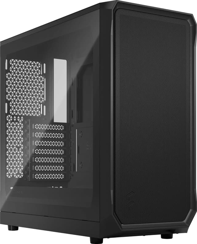 Fractal Focus 2 sort TG Clear Tint computerkabinet