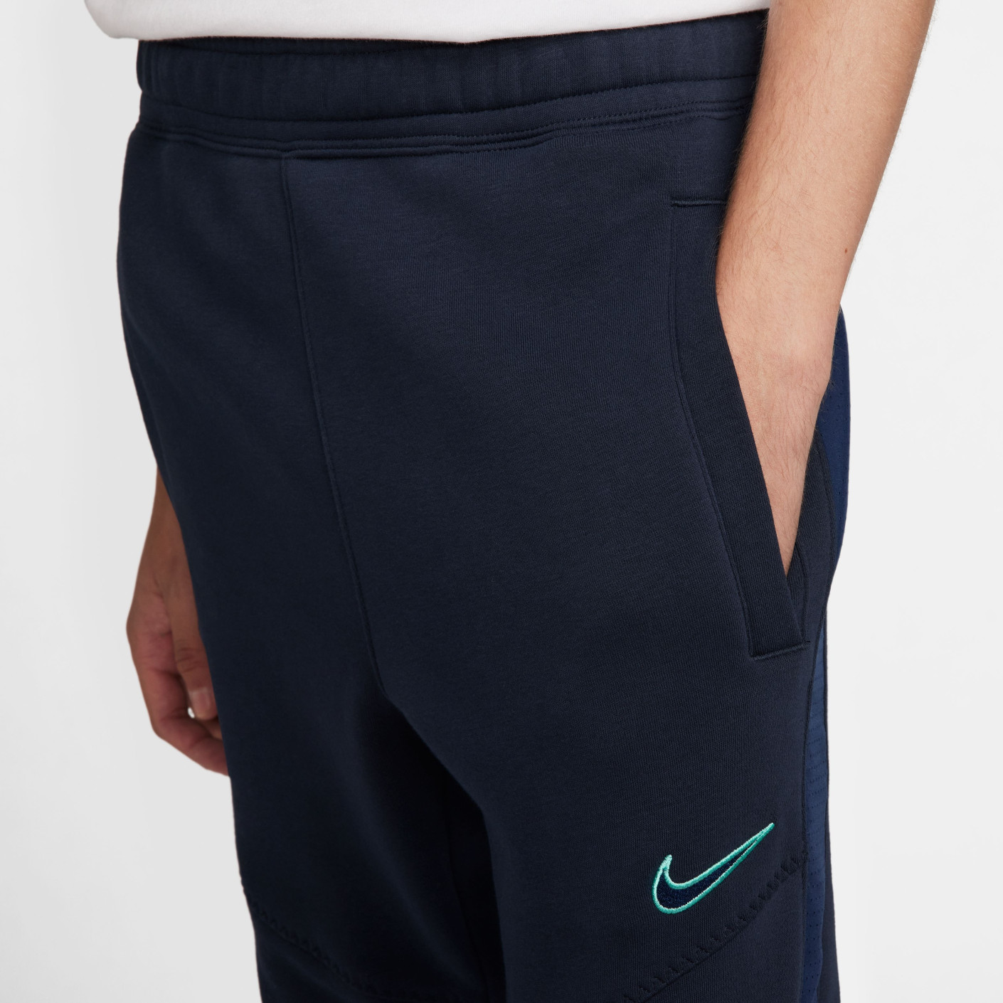 Nike Sportswear Fleece Trainingspak Crew Donkerblauw