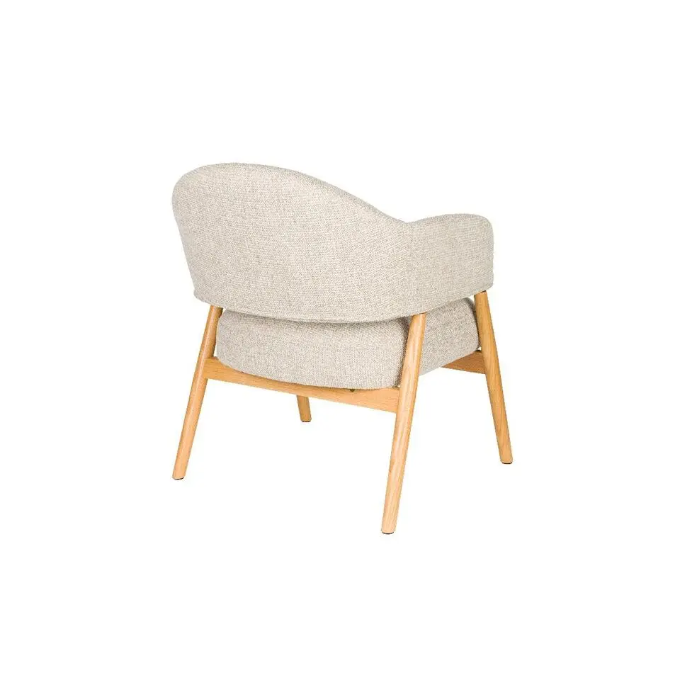 Puur - Clay fauteuil hout - lichtbruin