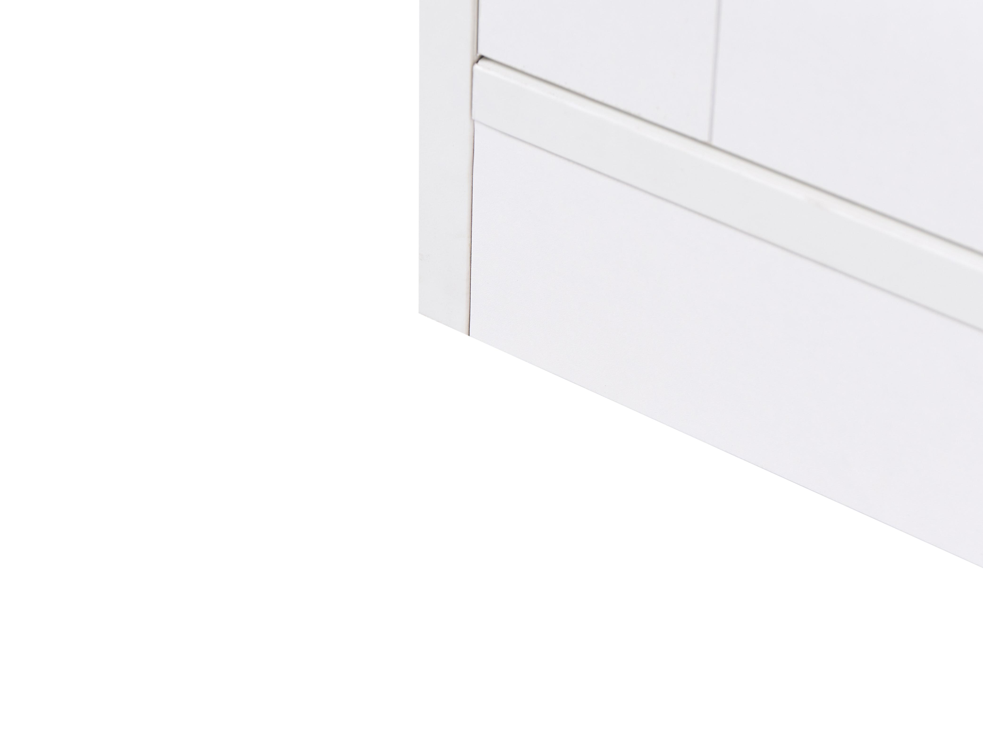 Schoenenkast GRIFFITH met LED-verlichting Wit