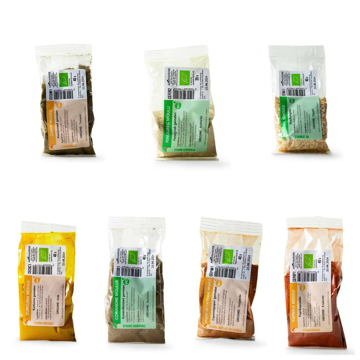Mélange épices bio pour Colombo - cuisine antillaise Aromandise