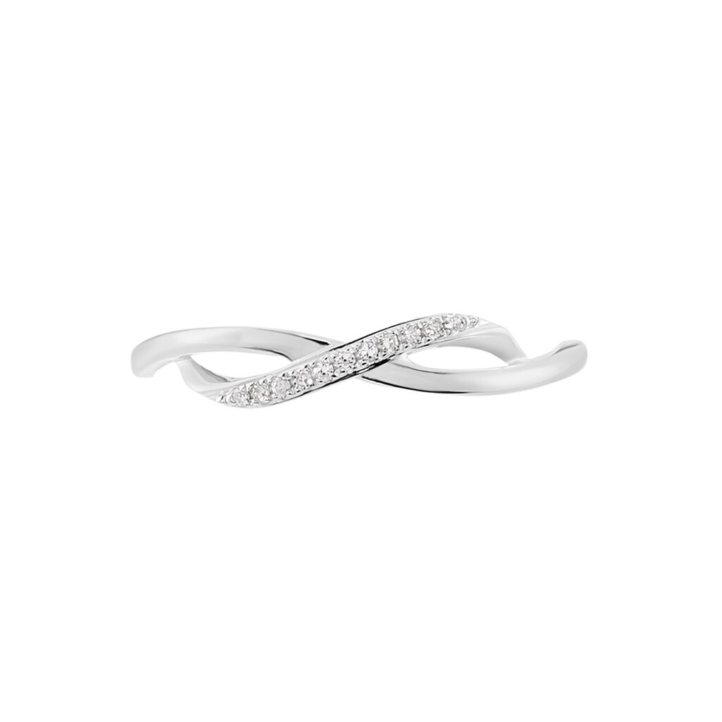 Bague Smina Or Blanc Diamant