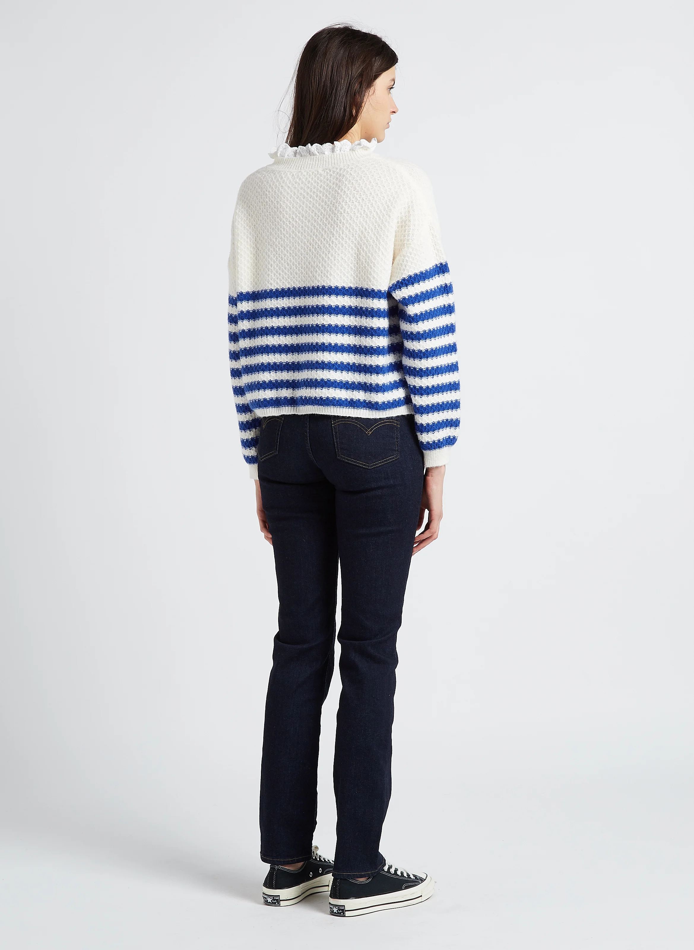 724 HIGH RISE STRAIGHT - Jean slim en coton mélangé | Jean brut