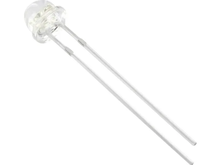 Tru Components TRU COMPONENTS 1577394 LED med ledninger Hvid Klokkeform 5 mm 1900 mcd 100 ° 20 mA