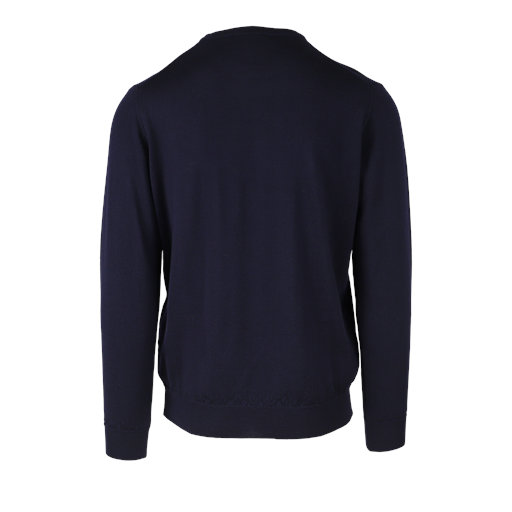 Nordstrand Langærmet Crew Striktrøje, Navy, XL