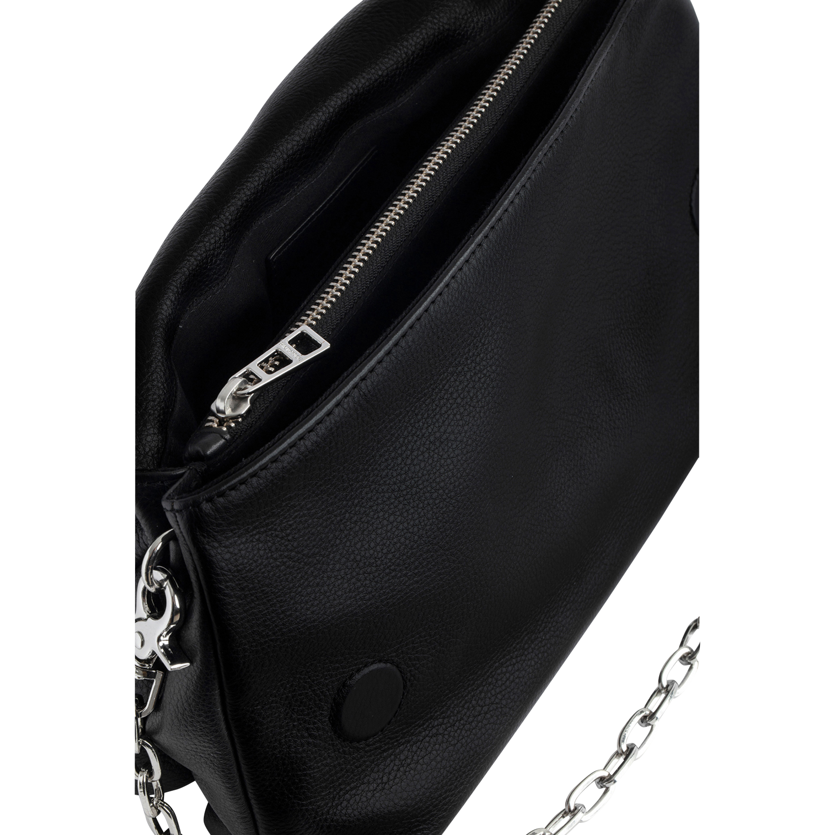 ROCKY - Sac bandoulière en cuir | Noir