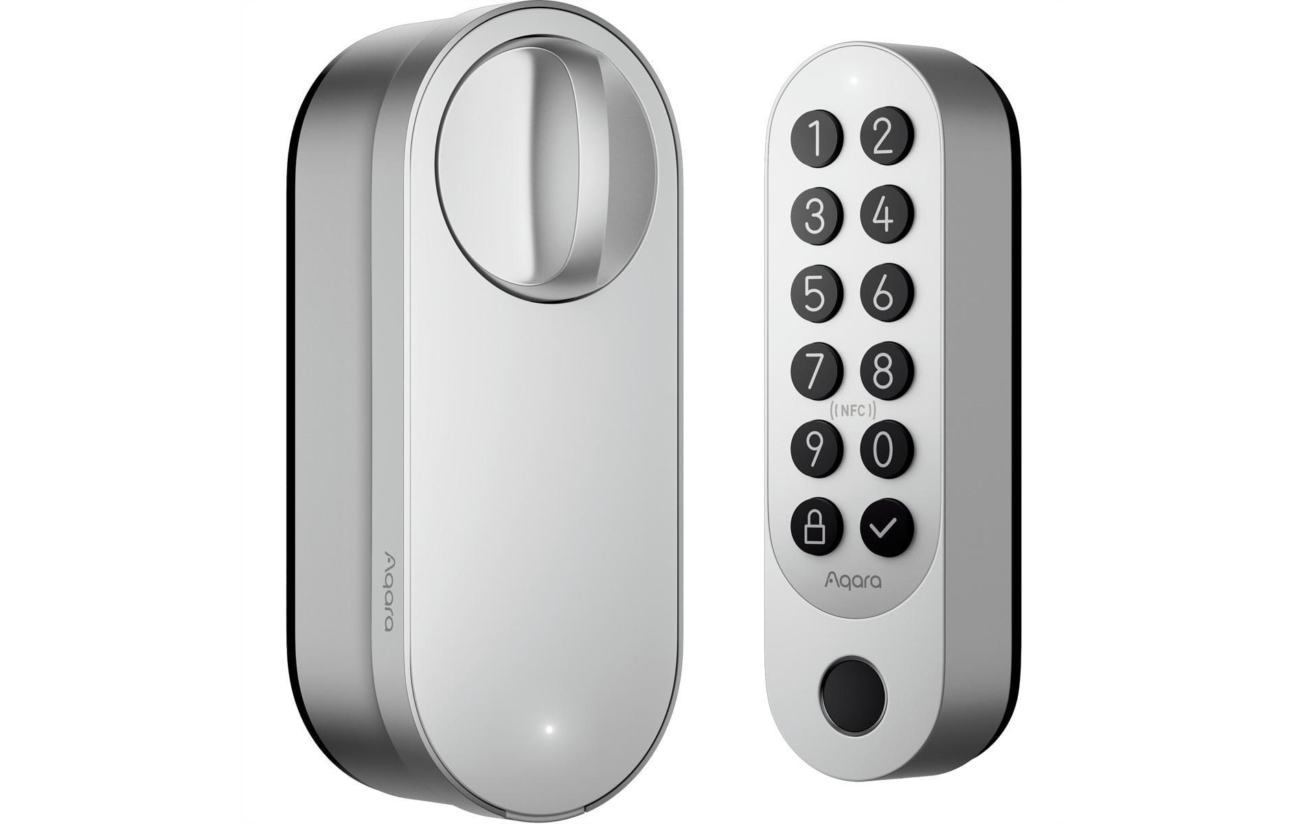 Smartes Türschloss U200 Silber<br>Türschloss mit Matter-Unterstützung