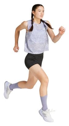Débardeur adidas Own the Run Climacool 3 bandes Violet/Vert Femme