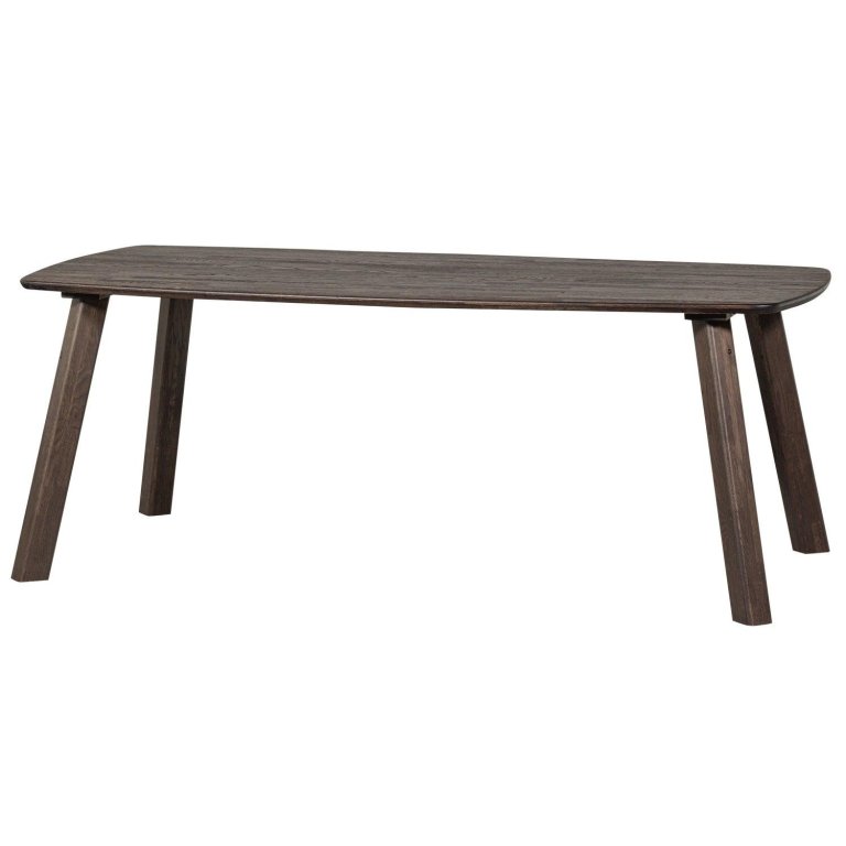 WOOOD Tablo eettafel 220x100 deens ovaal VL mystic bruin