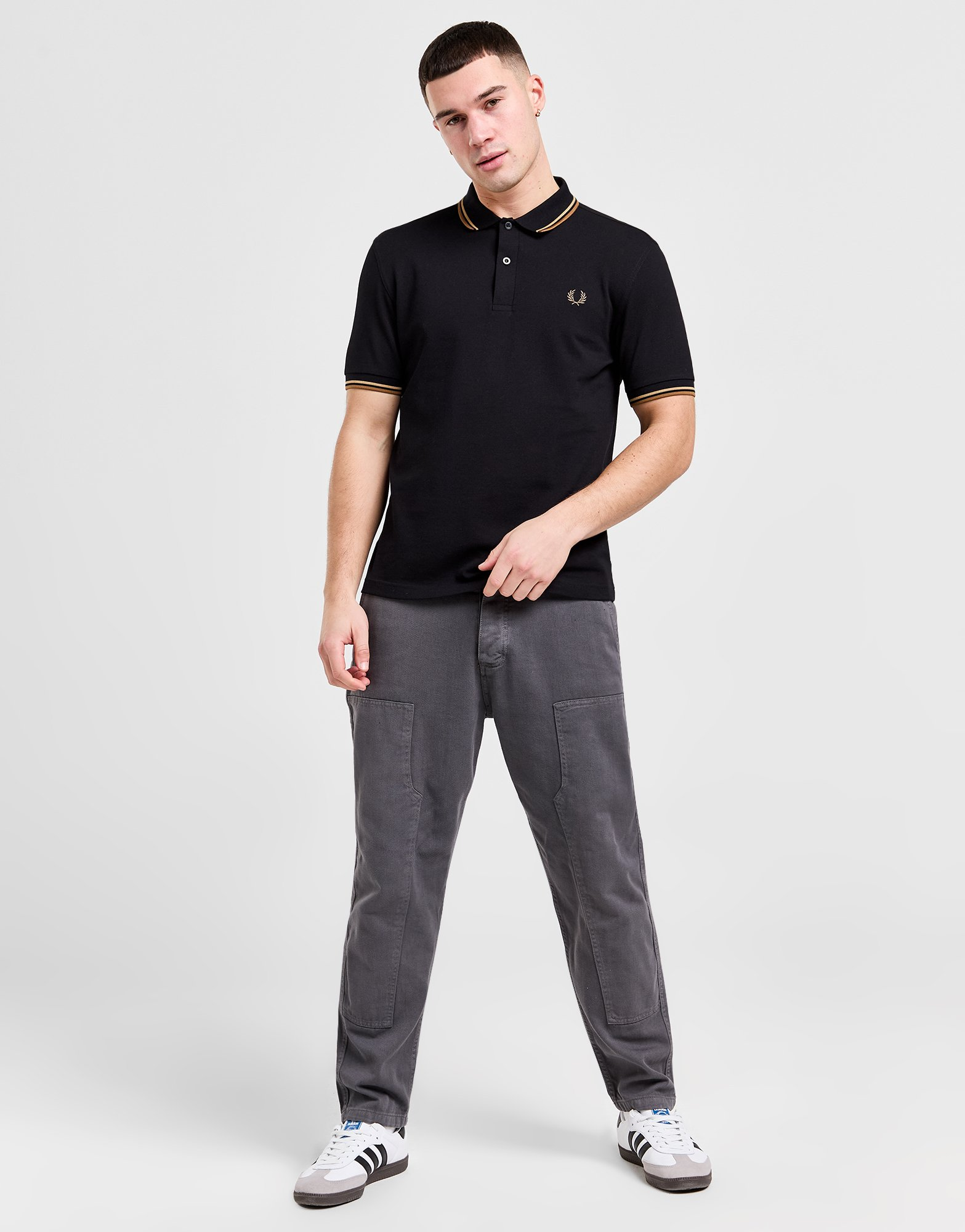 Fred Perry Polo Double Liseré Homme