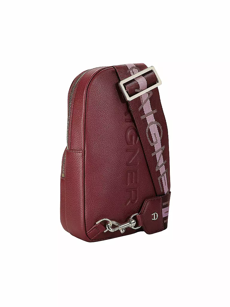 AIGNER Ledertasche - Umhängetasche ZITA SLING CROSSBODY dunkelrot