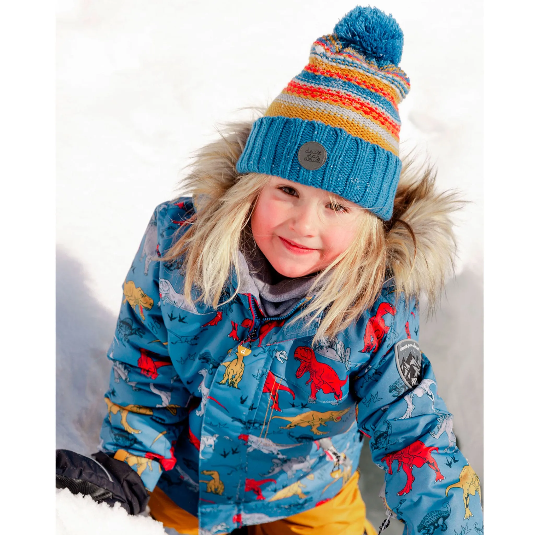 Deux par Deux Habit de Neige 2 Pièces Dinosaures 2-6ans