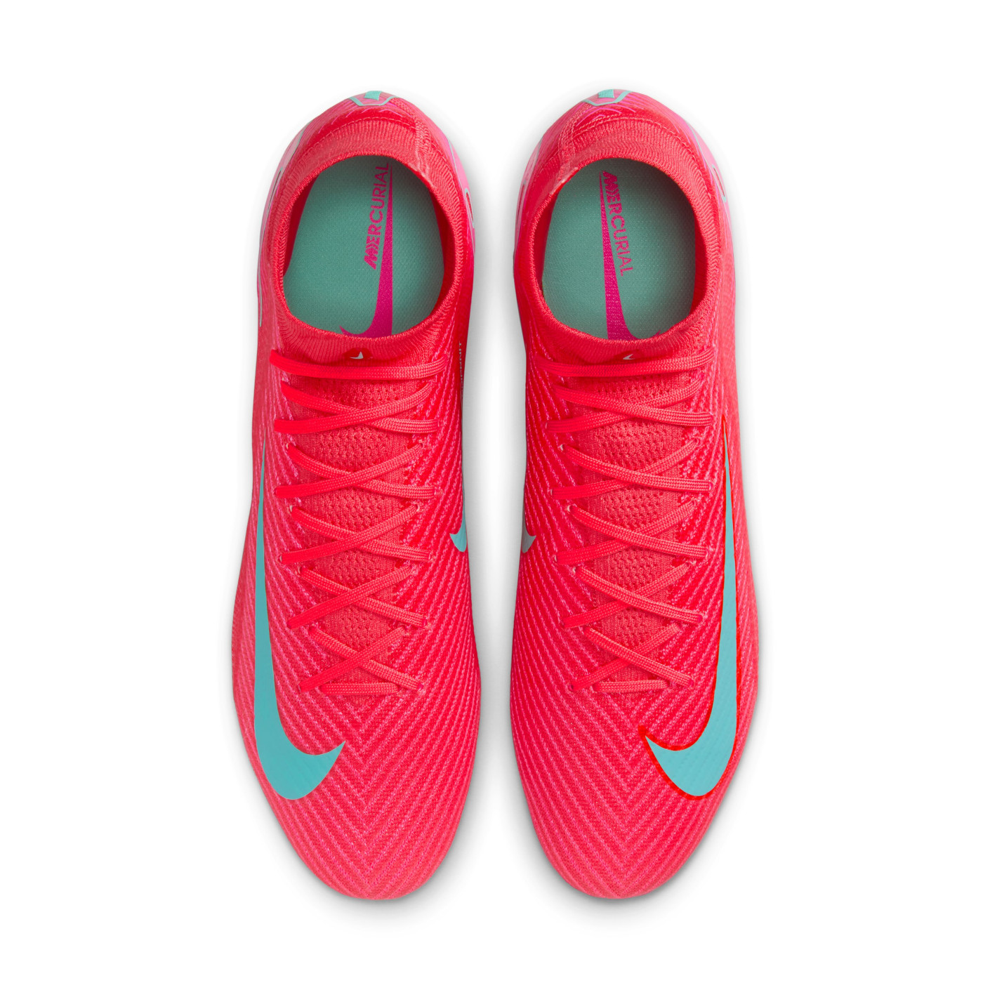 Nike Zoom Mercurial Superfly 10 Elite Gras Voetbalschoenen (FG) Rood Turquoise Roze