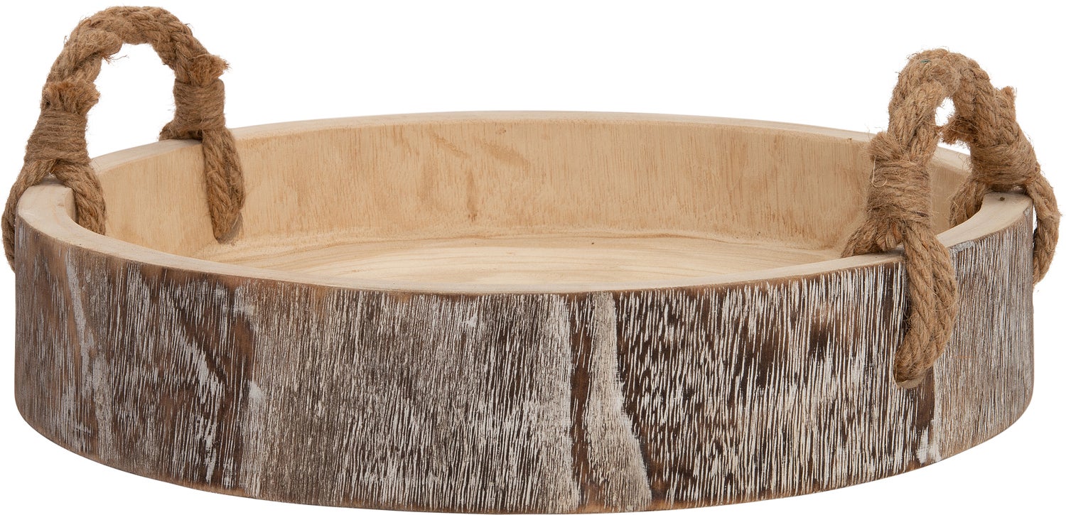 Intratuin decoratieschaal Roy naturel D 43 H 8 cm