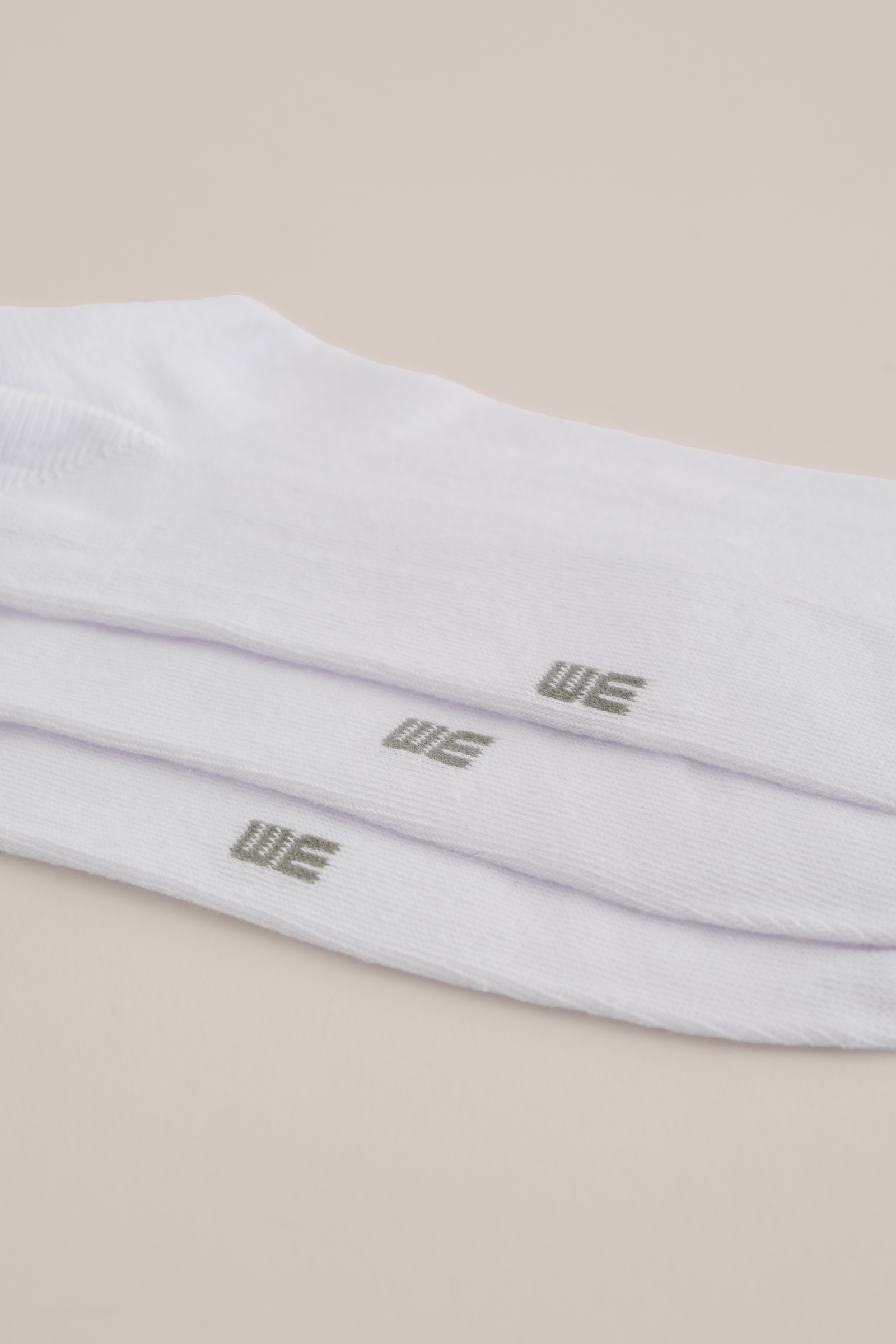 sneaker sokken, 3-pack WE Fashion Wit