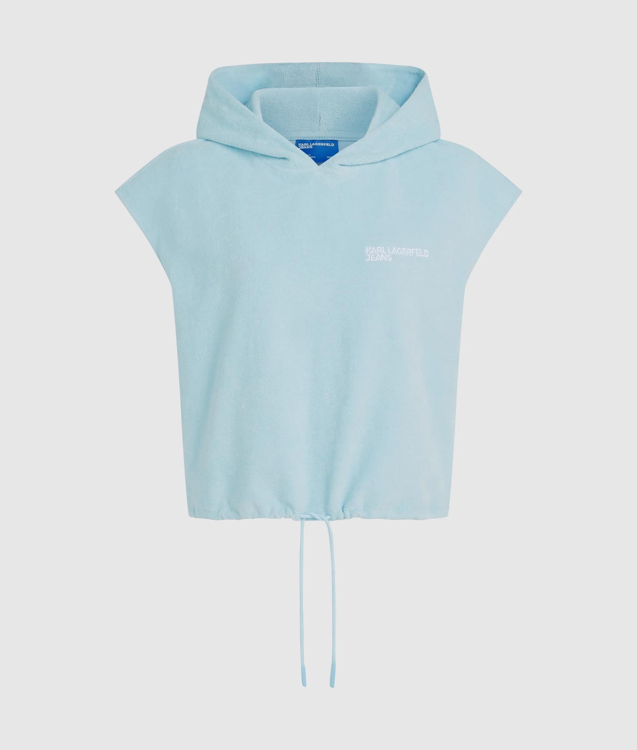 Mouwloze relaxed hoodie