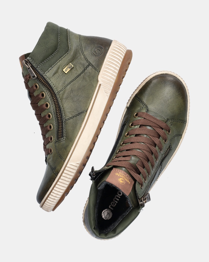 Remonte Hoge sneakers  - groen