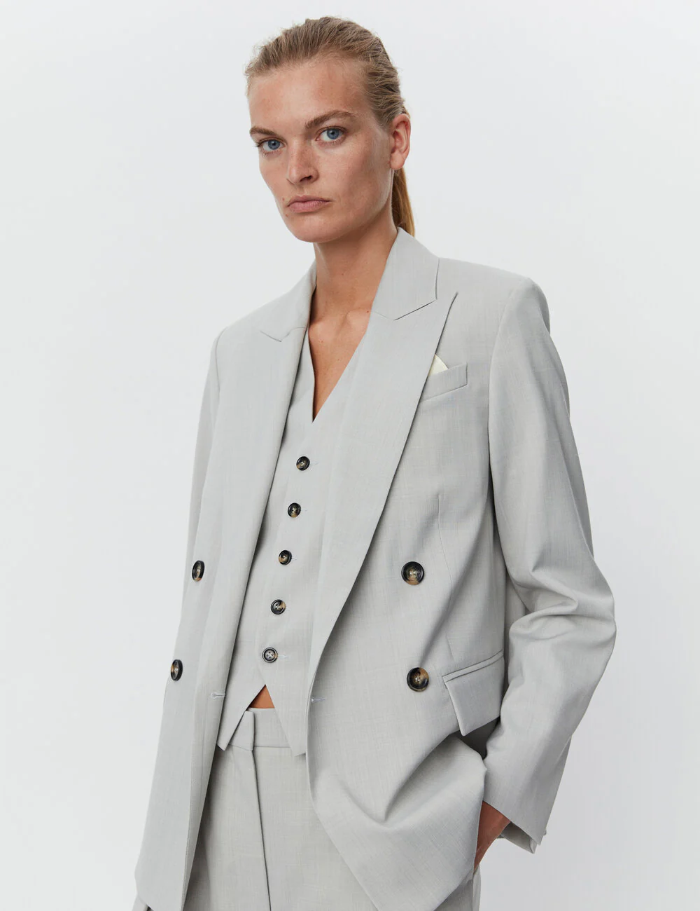 DAY Birger et Mikkelsen  Havens blazer - Smoke Melange