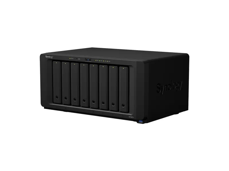 Synology Disk Station DS1821  - NAS-server - 8 bays - SATA 6Gb/s - RAID 0, 1, 5, 6, 10, JBOD - RAM 4 GB - Gigabit Ethernet - iSCSI support