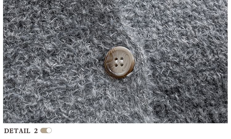 purplelouve - Cardigan met ronde hals en kleurverloop
