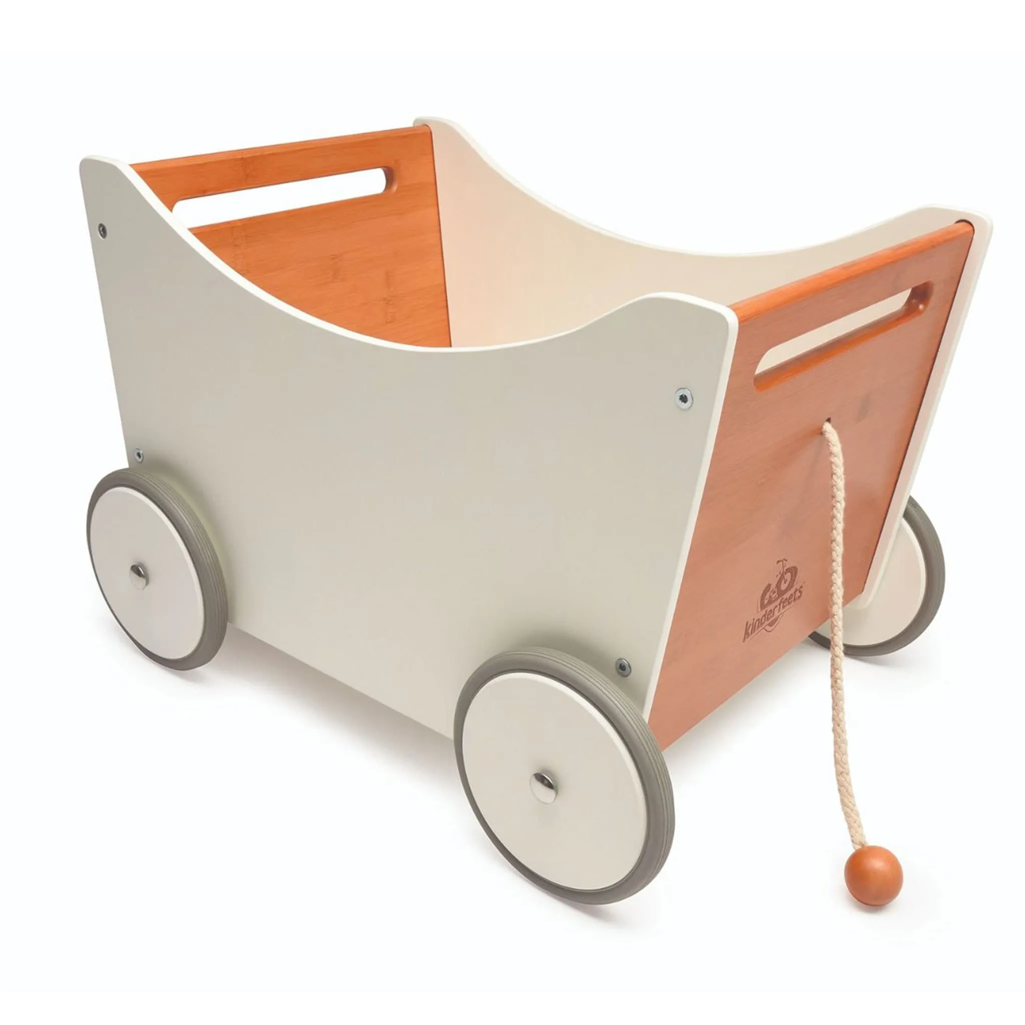 Kinderfeets Boîte à Jouets à Tirer 2en1 - Bois