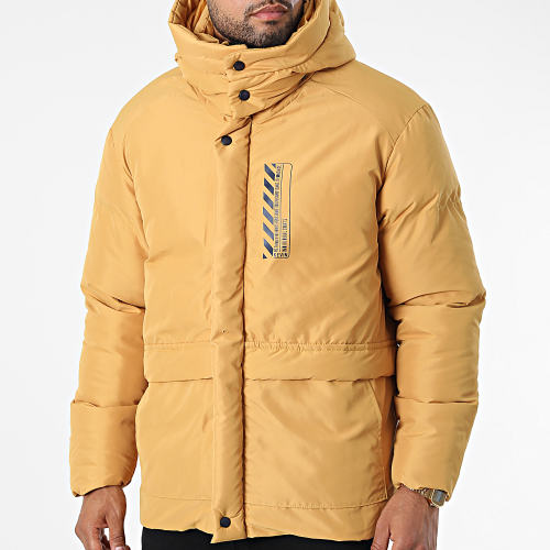 Doudoune Capuche 210 Jaune Moutarde