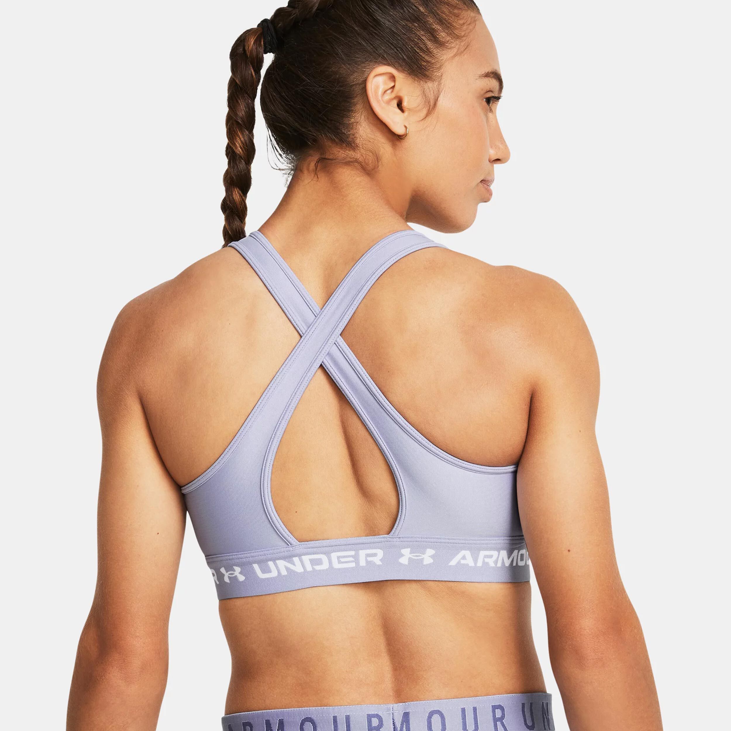Under Armour Crossback Mid Soutien-gorge Sport Femmes - Violet