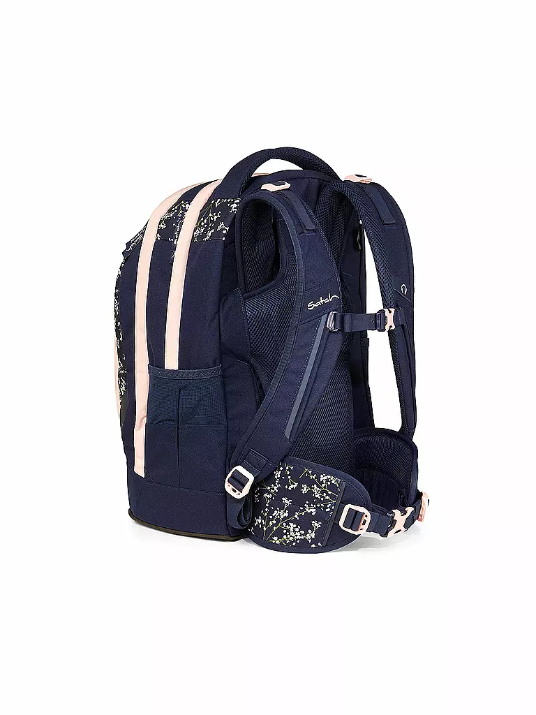 SATCH Schulrucksack Pack - Bloomy Breeze dunkelblau