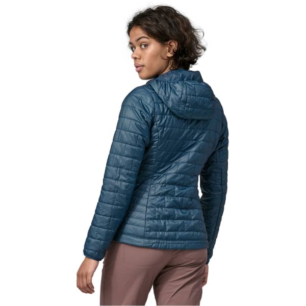 Doudoune randonnée PATAGONIA W'S NANO PUFF HOODY LAGOM BLUE