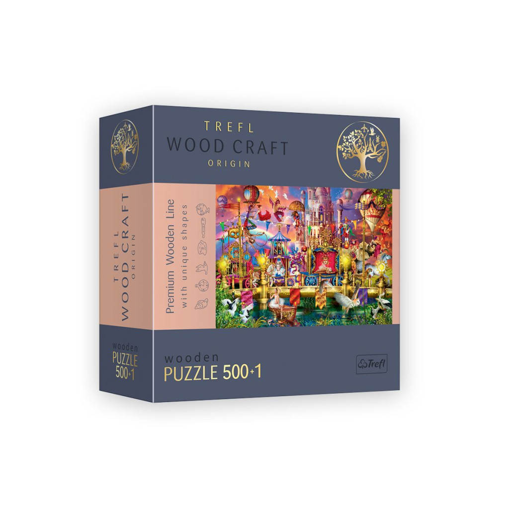 Puzzle Wood Craft - Magic World - 500 Pièces