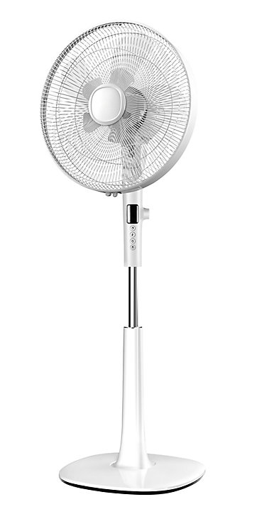 Ventilateur sur pied à moteur à courant continu FS40-16FR-2 BLYSS oscillation à 90° hauteur réglable 5 fonctions 24 vitesses blanc
