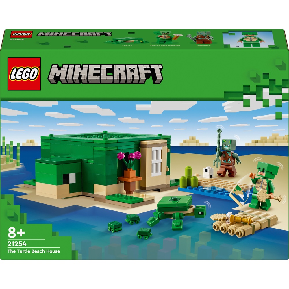 LEGO Minecraft 21254 Das Schildkrötenstrandhaus-Spielset