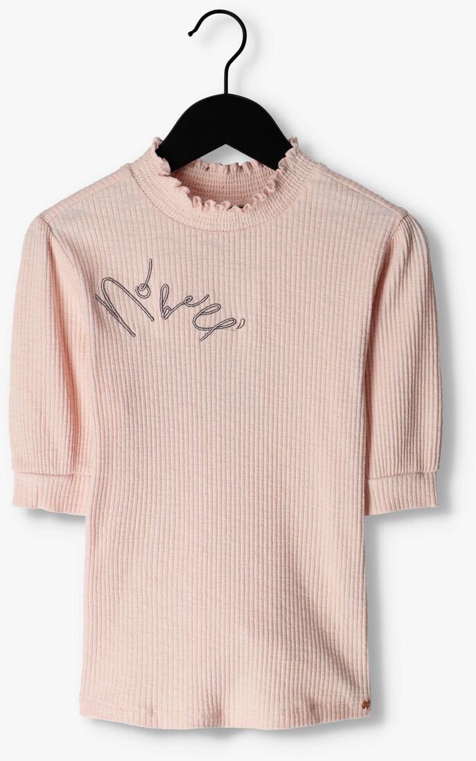 NOBELL roze nobell t-shirt kookab slub rib tshirt