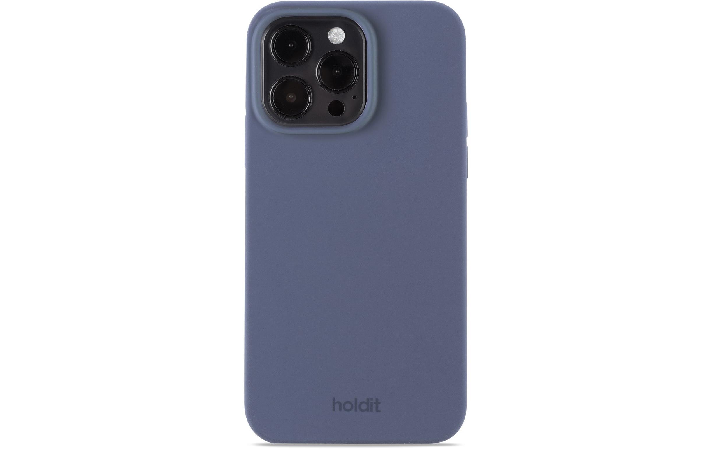 Back Cover Silicone iPhone 15 Pro Max BlauModerne Handyhülle aus ultradünnem und griffigem Silikon für das Apple iPhone 15 Pro Max