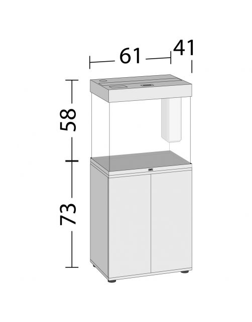Juwel Aquarium Lido 120 Led 61x41x58 cm - Aquaria