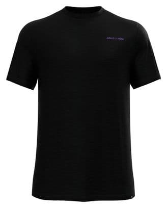 T-Shirt Technique Odlo x Pow Hyper Contrast Noir