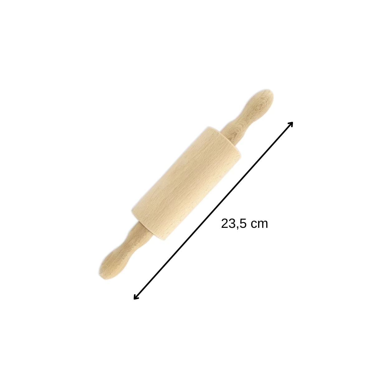 Petit rouleau à pâtisserie en bois 23,5 cm Wood Edition Fackelmann