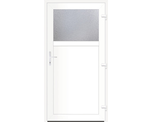 Missouri zij-ingangsdeur, 980 x 1980 mm, DIN rechts, naar buiten openend, 1/3 glas