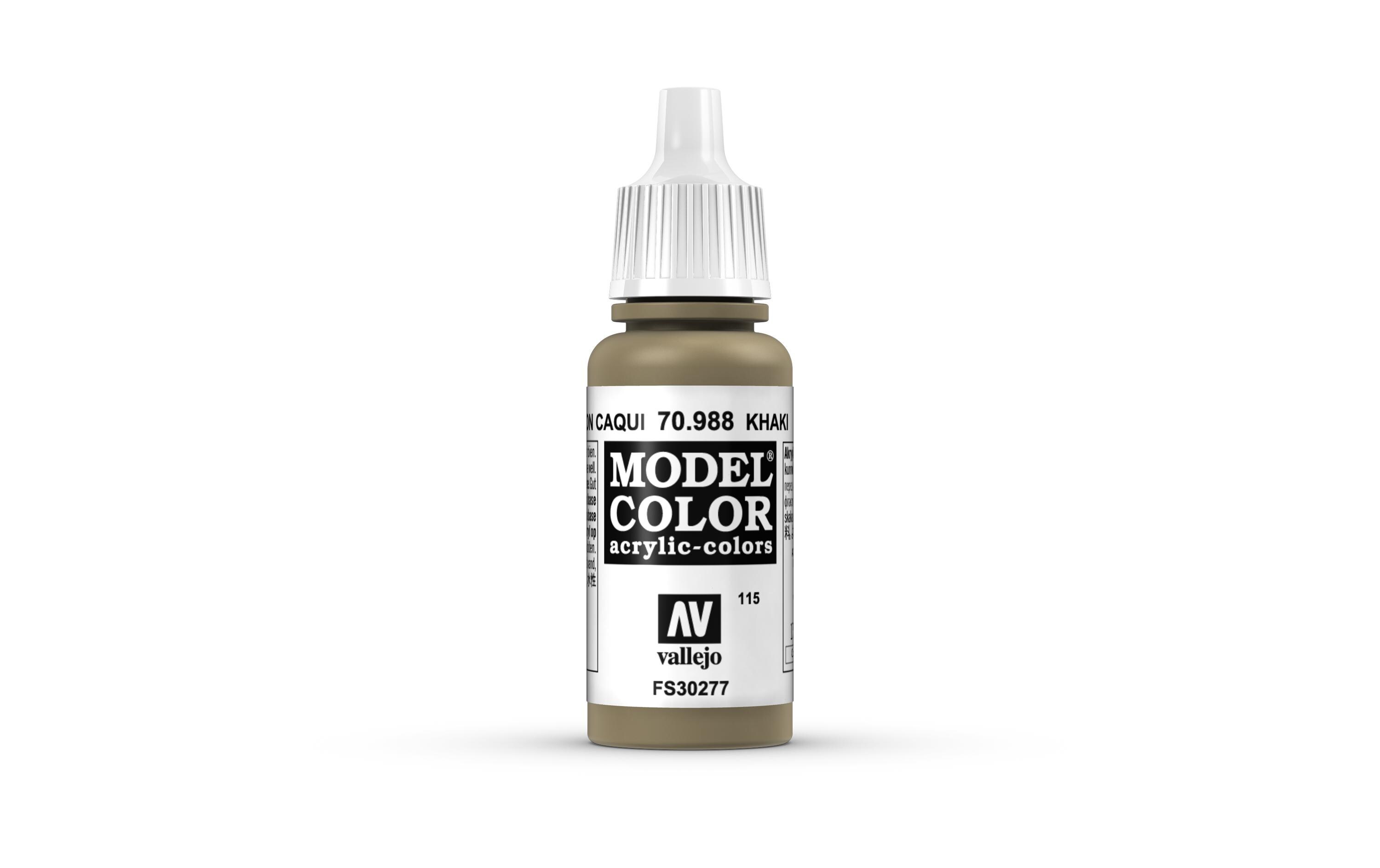 Acrylfarbe Matt, Khaki 17 mlModel Color Khaki