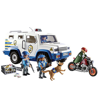 Playmobil Action Heroes - Politi-pengetransporter - 71597 - 66 D