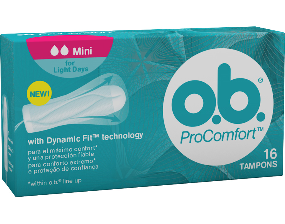 TAMPÕES O.B MINI PROCONFORT 16UN