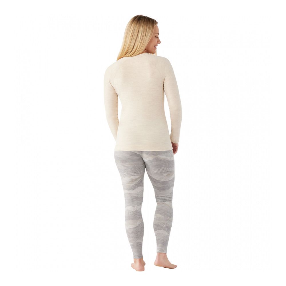 Smartwool CLASSIC THERMAL MERINO CREW - Sous-couche Femme almond heather