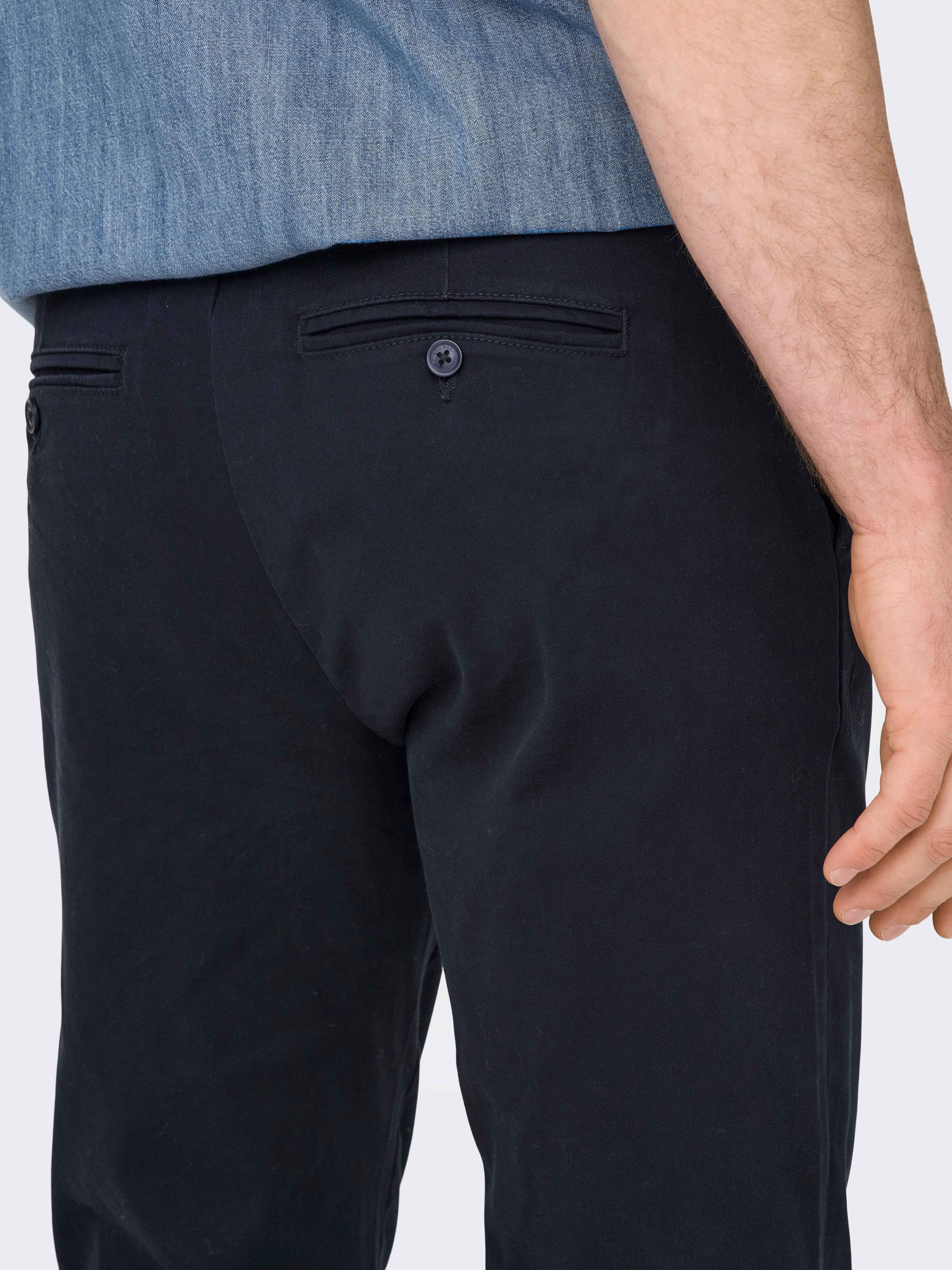 ONSCAM Verjüngt Chino Hose Dark Navy